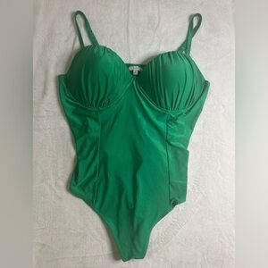 Emerald Green One Piece Bodysuit / Swimsuit – Size 2X – Worn Once
